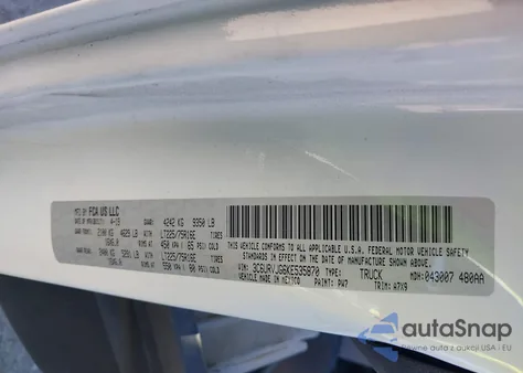 2019 Ram Promaster 3500 Cargo Van High Roof 159 Wb Ext z USA, uszkodzony, nr VIN 3C6URVJG6KE535870